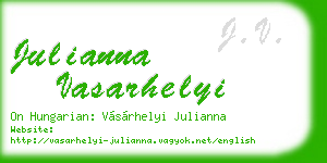 julianna vasarhelyi business card